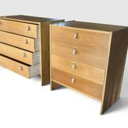 2 commodes Søborg en chêne scandinave