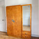 Art deco veneer cabinet