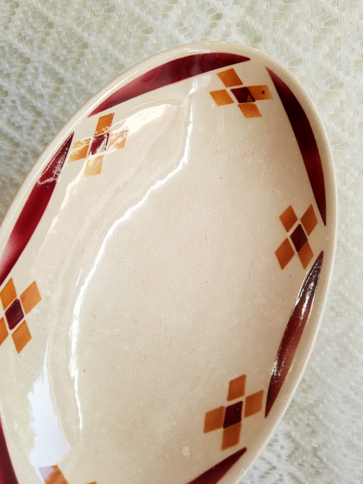 Set of 2 vintage Badonviller France Pornichet dishes