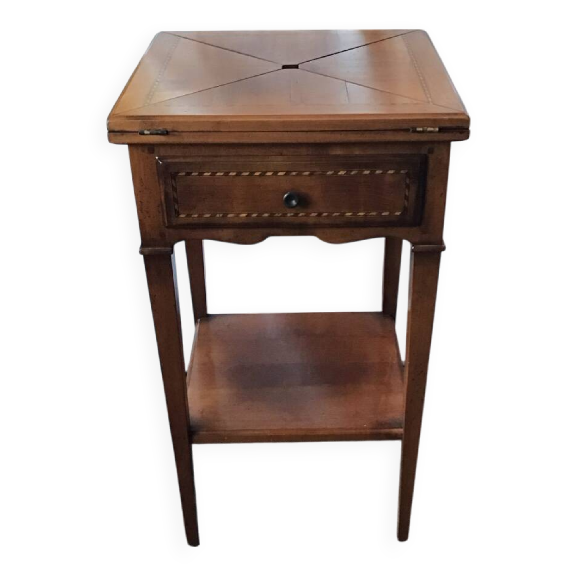 Games table called chess table in wood marquetry