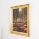 Peinture « The Deep in the forest », design scandinave, années 1970