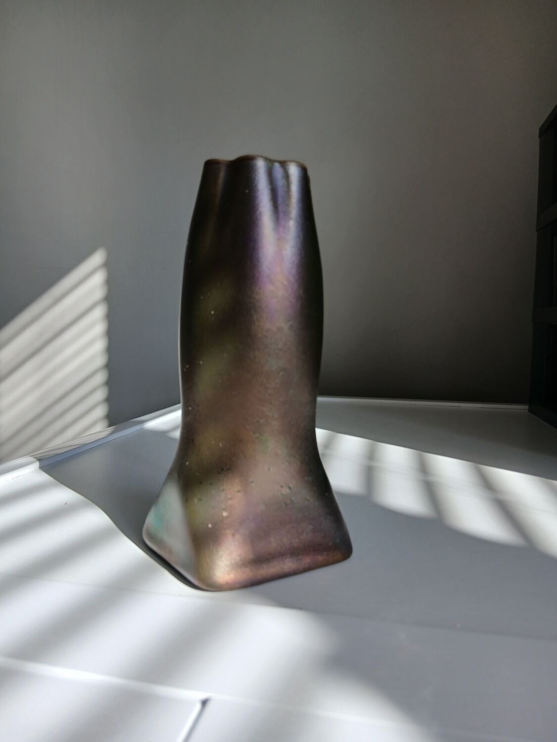Massier ceramic vase