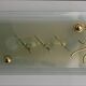 Pair of Mid-Century Modern Italian Crystal and Brass Sconces, 1970s