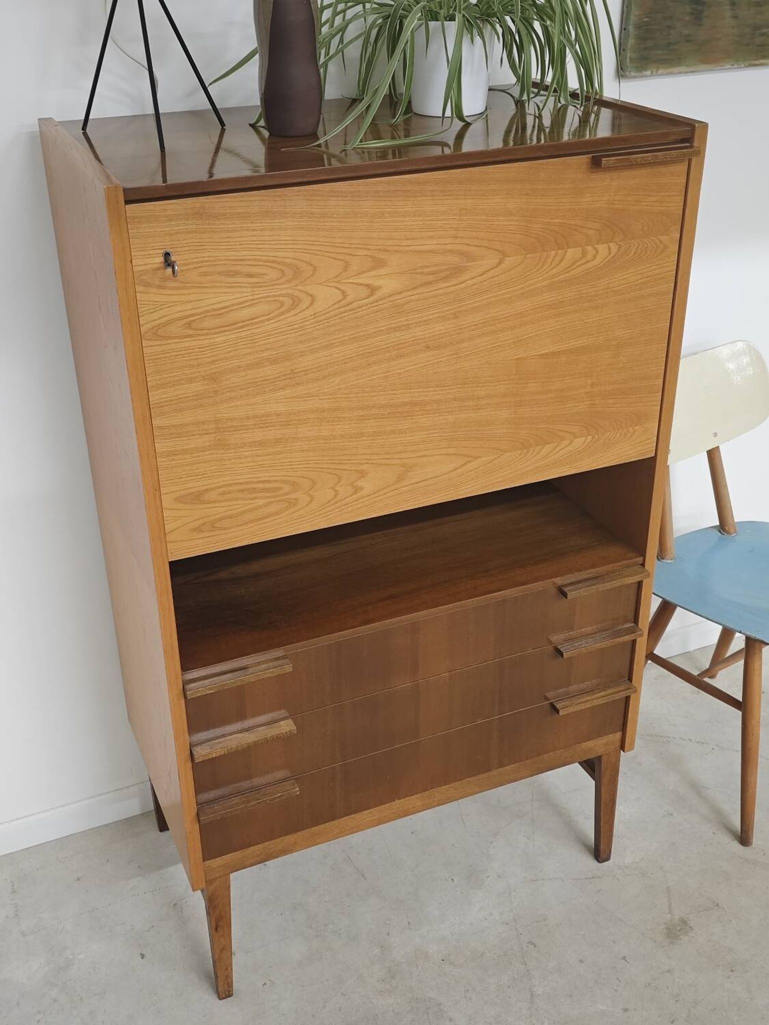 Secretary / Two-tone desk Frantisek Mezulanik for Up Zavody 1960