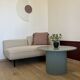 table basse ronde cannelée vert vente Ø 70 cm