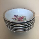 Set of six porcelain cups