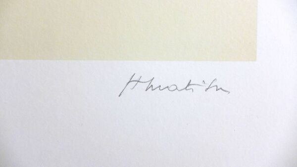 Lithographie sur papier fort Matisse d'après Nadia au menton pointu 1994