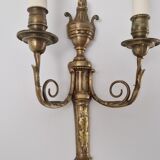 Louis XVI style bronze wall lamp