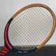 Vintage wooden tennis racket