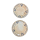 Lot de 2 assiettes en Terre de Fer Gien modèle Marlotte bleu