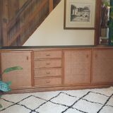 Bamboo and canning sideboard