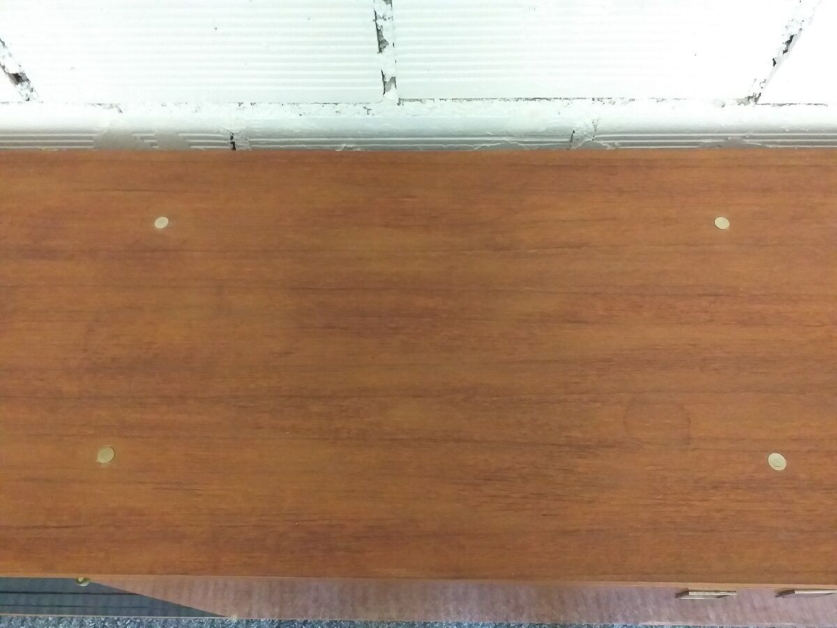 Louis Paolozzi sideboatd in teak modernist design 60