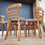 6 vintage bistro chairs