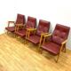 Set of 4 Retro Armchairs, Interior Prague, 1960s, Czechoslovakia