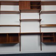 Modular bookcase vintage teak Danish, Designed by Kai Kraistensen for FM Mobler