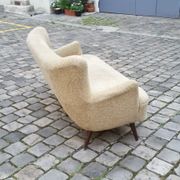 Canapé sofa Club Wing EGG chair organic annéee 50