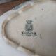 Old vegetable dish serving dish Terre de Fer Opaque porcelain from Gien Ocean model