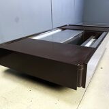 Table basse en laque vintage fabriquée en Italie, attribuée à Mario Sabot/Willy Rizzo.