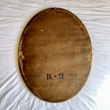 Old oval mirror late nineteenth