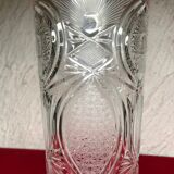 Vase en cristal taillé