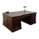 Large classic English Chesterfield partner desk