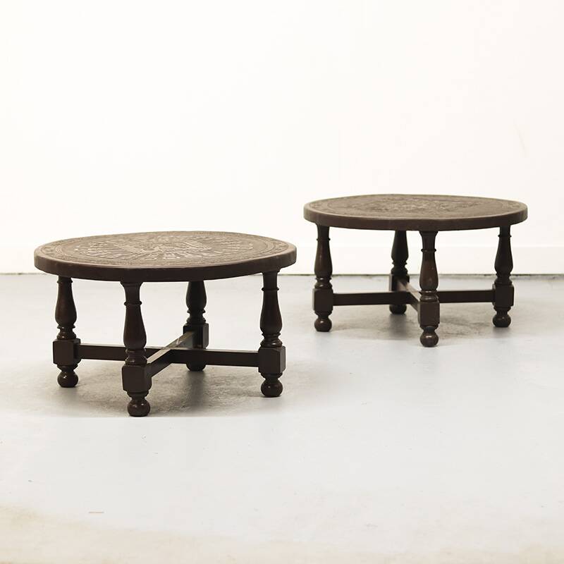 Set of Two Angel Pazmino Tables – New Old Stock