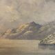 Old painting, Marine, the Riviera , signed 50/60
