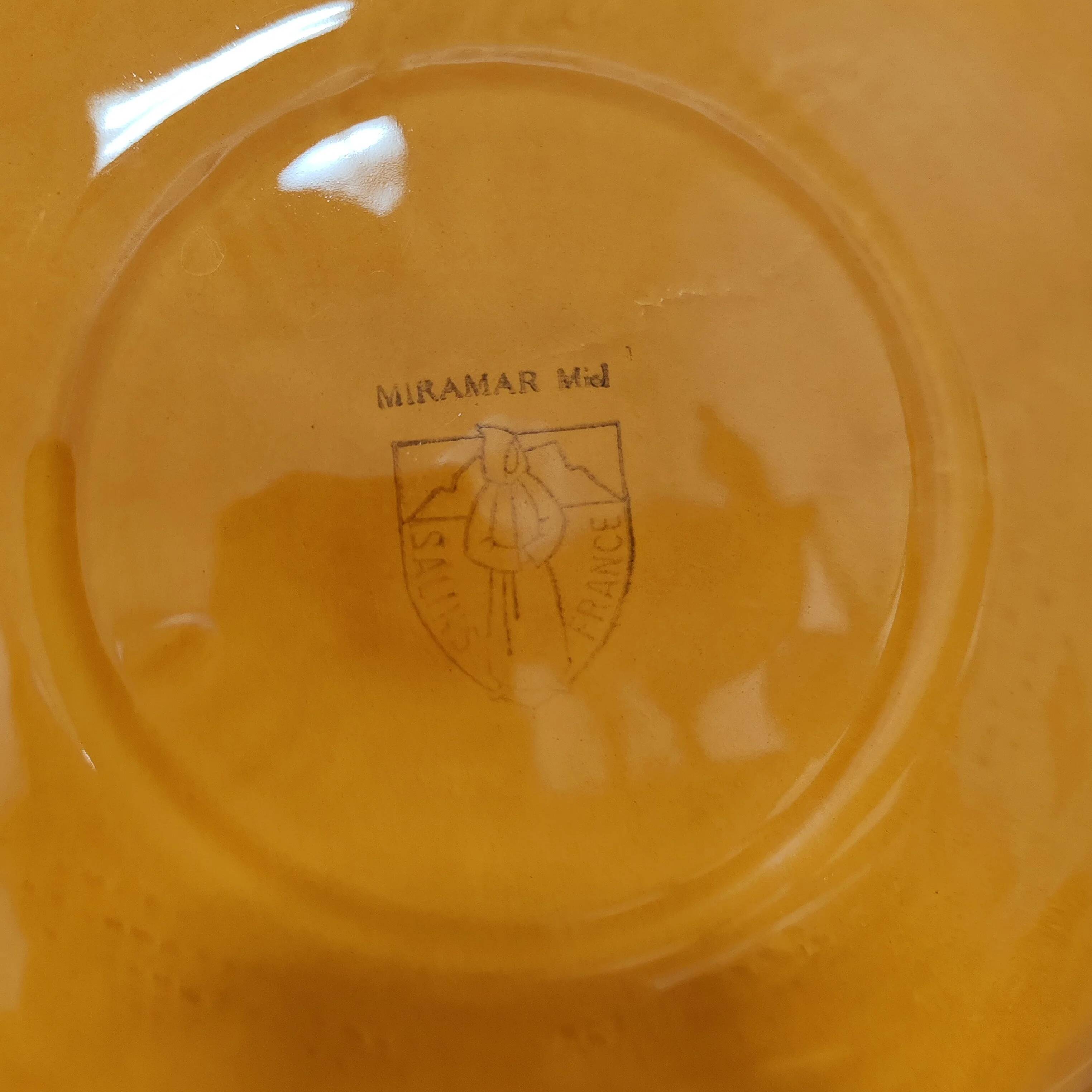 Assiette plate Miramar Salins miel
