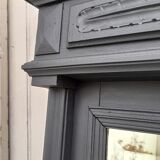 Beveled trumeau mirror