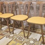 Set of 4 bistro chairs 1960