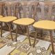 Lot de 4 chaises bistrot 1960