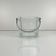 Octagonal glass ice bucket with metal handle, 1970s/80s, France