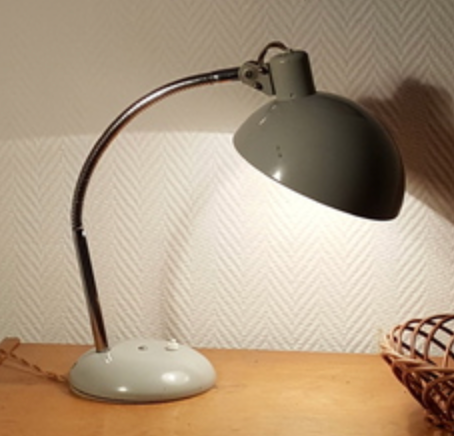 Lamp, Manufrance, Saint Etienne, administration, vintage, 50s