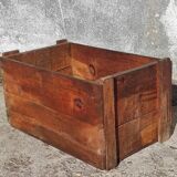 Old open bass drum made of vintage industrial fir wood