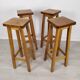 4 tabourets de bar vintage