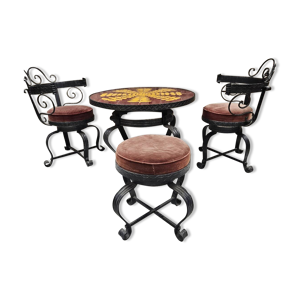 ensemble brutaliste vintage