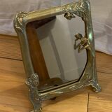 Miroir à poser encadrement laiton