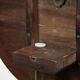 Antique English oak tilt top table / side table from the early 19th century