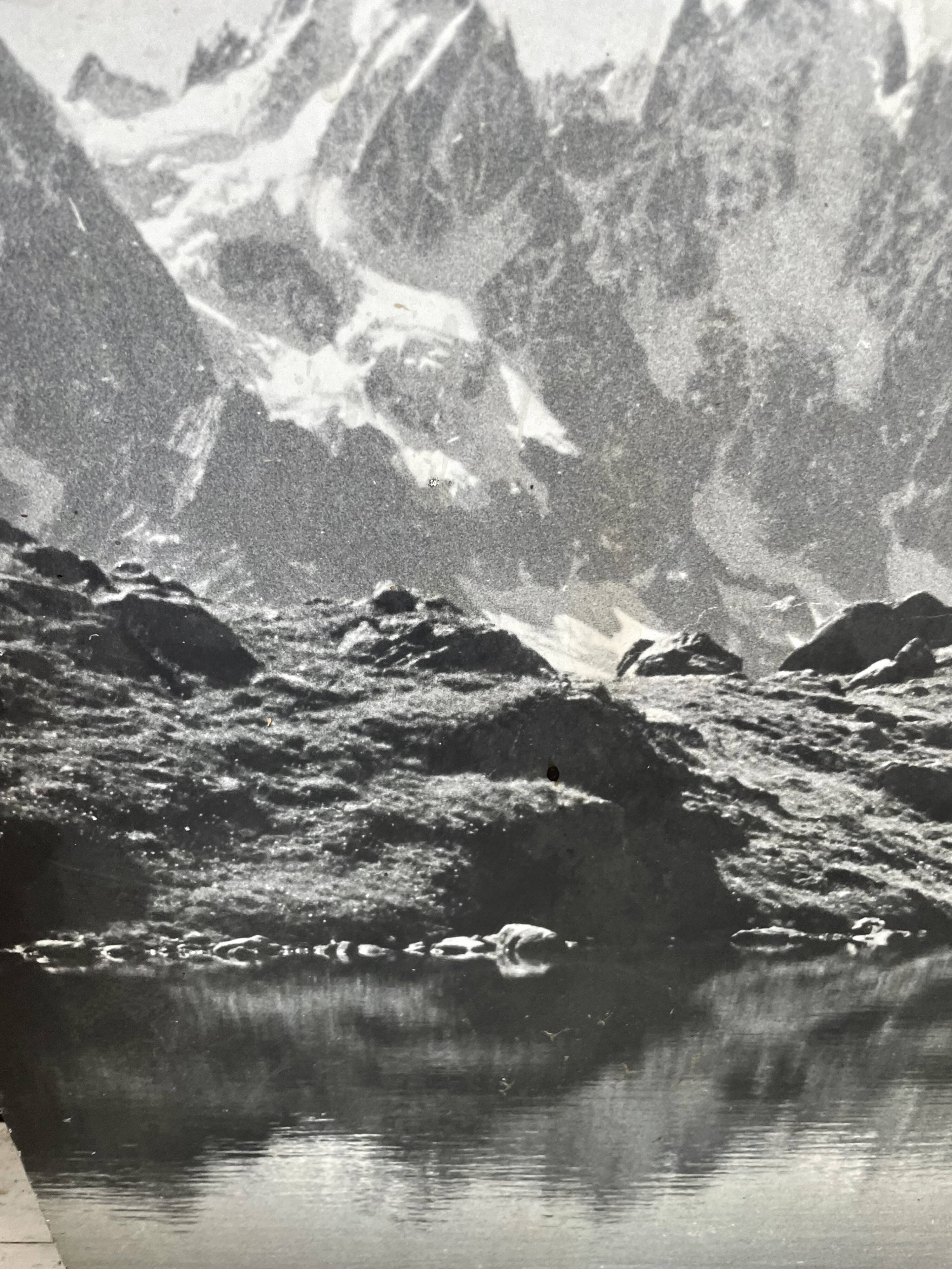 Photo on mountain wood 60s