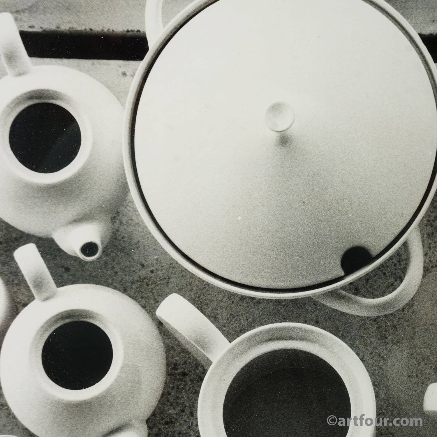 Willi Moegle – théières et tasses en porcelaine Arzberg, vers 1960