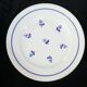 6 dessert plates in faience new model geneve small blue flower