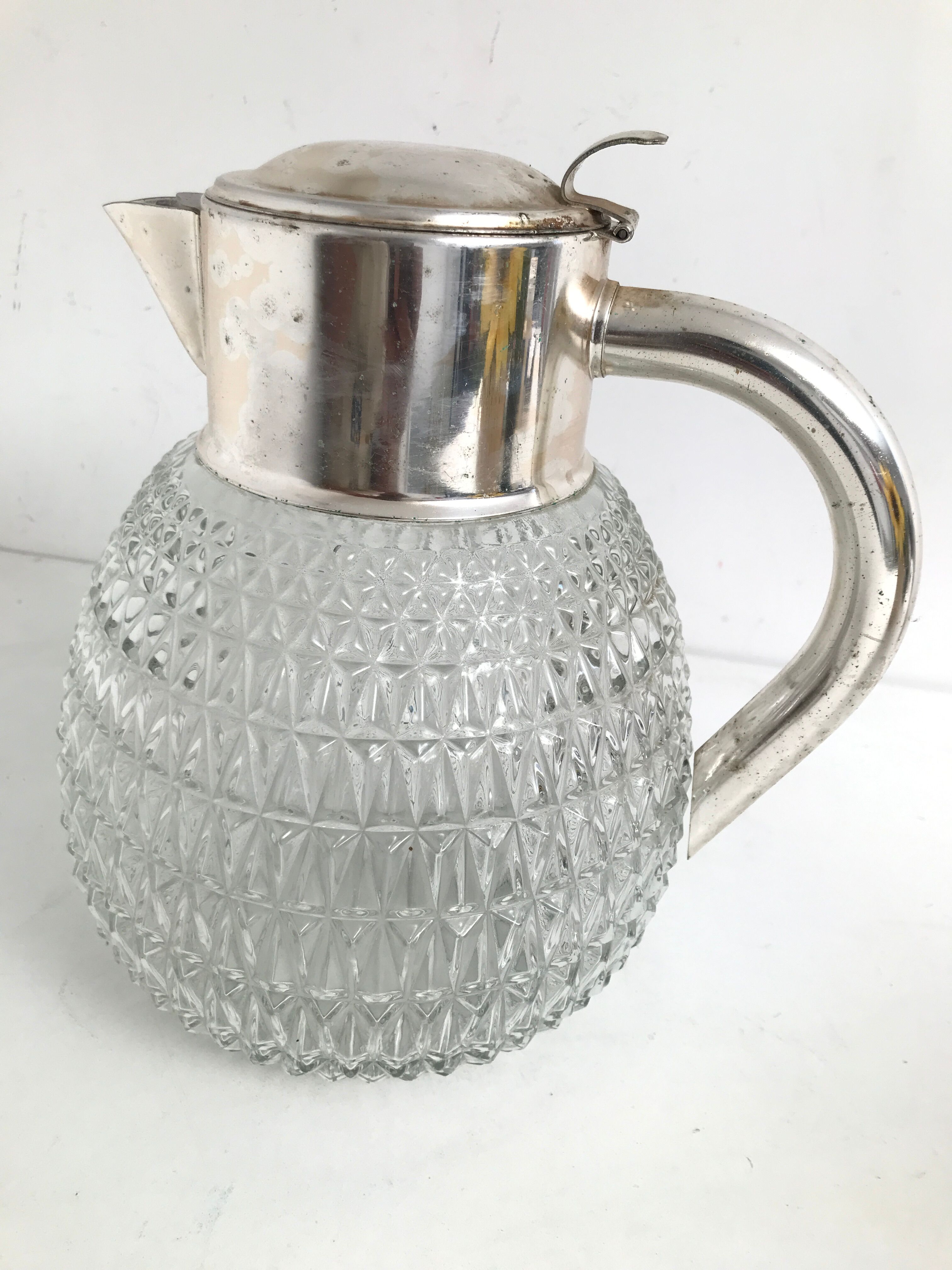 English silver pitcher year 50