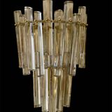 Venini murano glass wall light, Italy 1980s