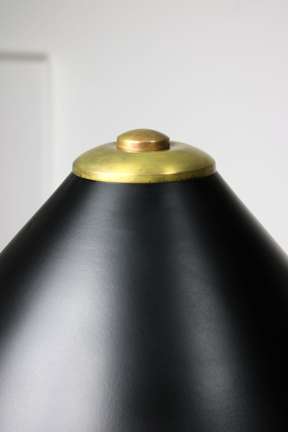 Mid-century brass floor lamp