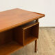 Danish teak desk by Peter Løvig Nielsen for Hedensted Møbelfabrik Denmark 1960s