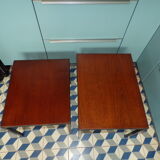 Pull out tables by Pierre Guariche for Meurop