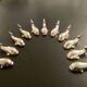 11 whale-shaped metal knife holders