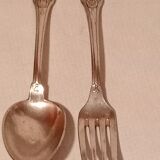 Empire style spoon and fork cutlery