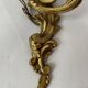 Pair of bronze wall sconces