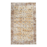 5x8 Rug For Farmhouse Room Blue Orange Vintage Rug, 162x262Cm SK 5165